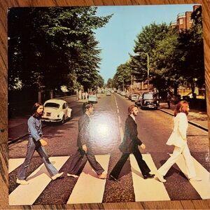 1969, Final Album Recorded Together, The Beatles Abbey Road Vinyl Record